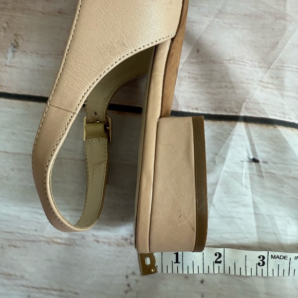 Cole Haan Women's Menlo Skimmer Brush Leather Slingback Flats W22640 Size 8b - Picture 8 of 10